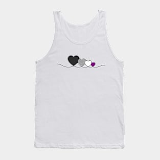 Asexual Pride Heart Tank Top